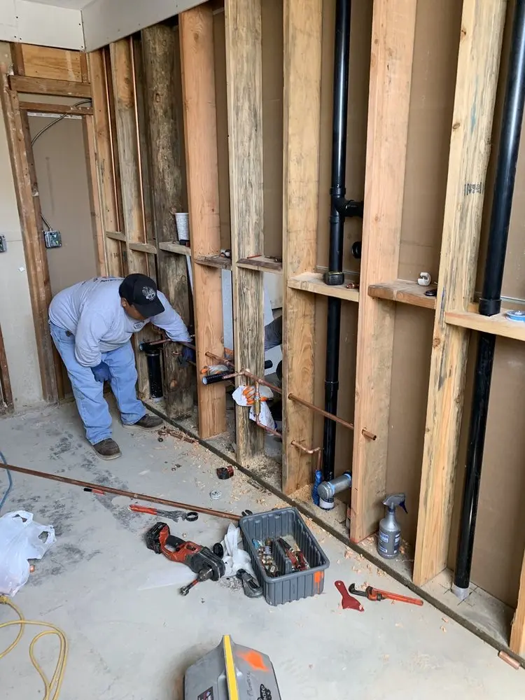 Commercial rough-in plumbing for Gas Line Repair in Pipersville